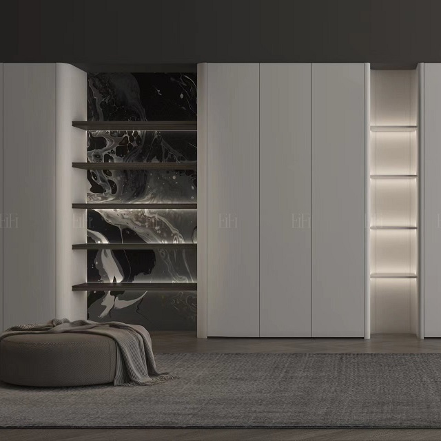 意飛空間定制簡歐衣帽間設計裝修效果圖