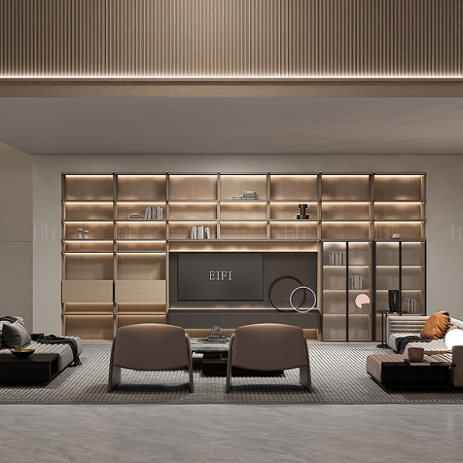 意飛空間簡歐風格全屋定制效果圖