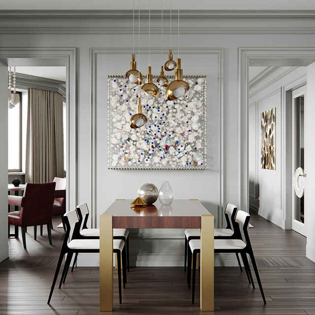 卡布奇諾風格全屋定制效果圖