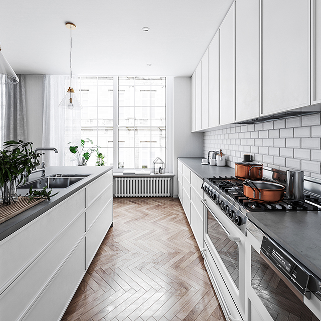 椰林飄香風格整體櫥柜效果圖