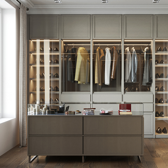 赤霞珠風格定制衣柜效果圖