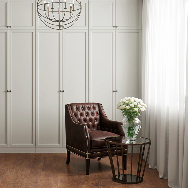 黛風格定制衣柜效果圖先粉