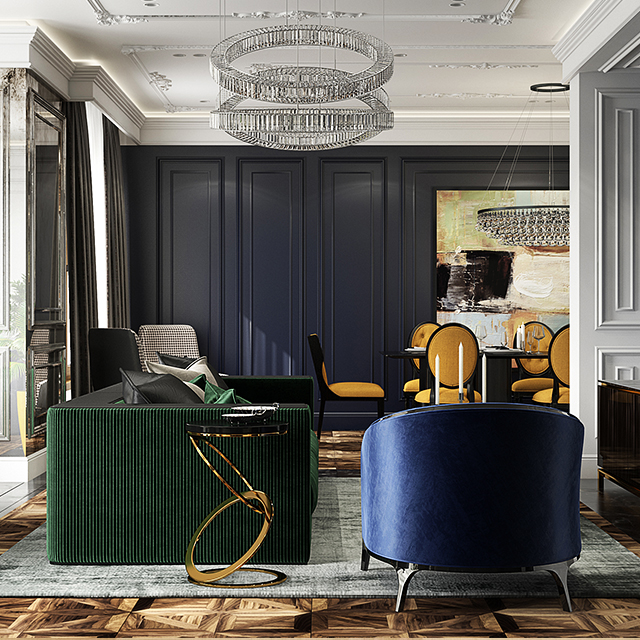 百變盧卡風格背景墻效果圖